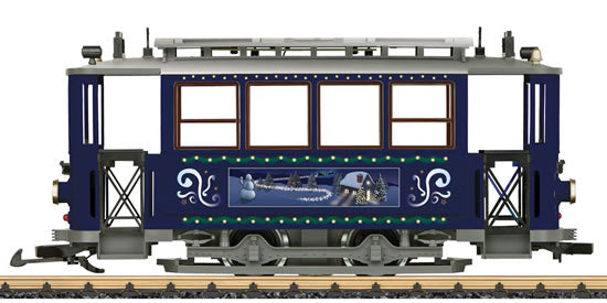 LGB 32351 G Trailer for the Christmas Streetcar