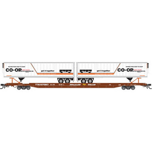 Atlas 69893 O Scale TPTX 89'4"Flatcar #970017 (3 Rail)