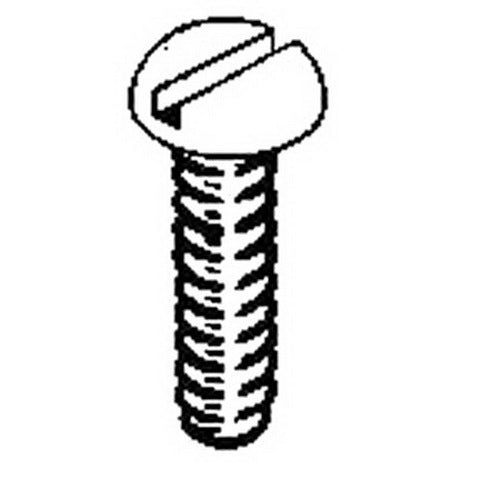 Kadee 1649 Stainless Steel Round Head Screws 0-80 x 1/2" (Pack of 12)
