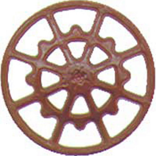 Kadee 2030 HO Scale Ajax Brake Wheels in Red Oxide (Pack of 8)