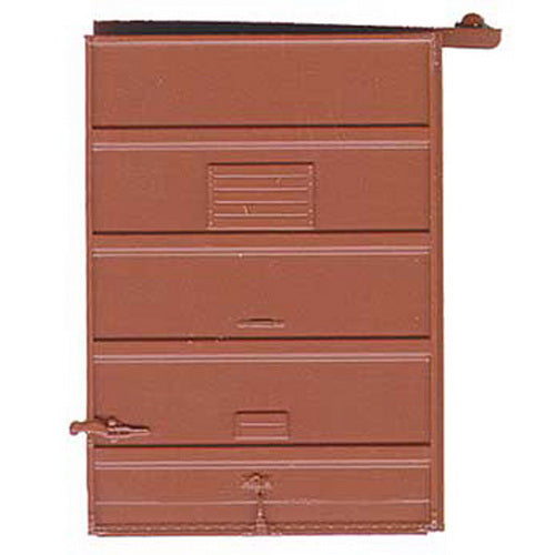 Kadee 2239 HO 7' Foot 5 Panel Superior High Tack Board Doors in Boxcar Red