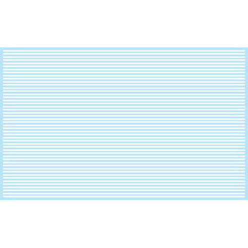 Kadee 3125 HO Sheet of Street Decal Solid Dashes in White