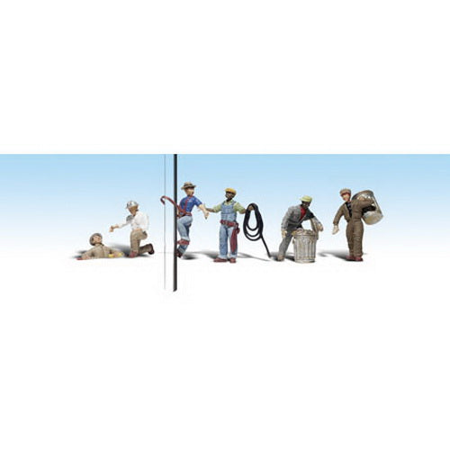 Woodland Scenics A2742 O Scenic Accents City Worker Figures (Set of 9)