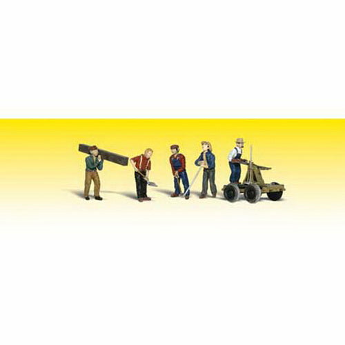 Woodland Scenics A2747 O Scenic Accents Rail Worker Figures (Set of 8)