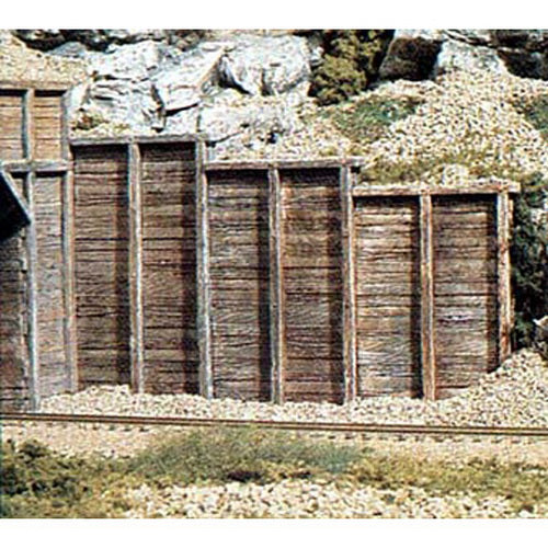 Woodland Scenics C1260 HO Timber Retaining Walls (Pack of 3)