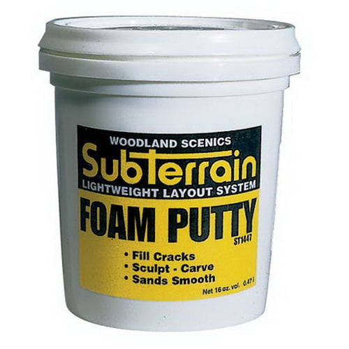 Woodland Scenics ST1447 Foam Putty - 16 Oz. Container