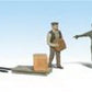 Woodland Scenics A1911 HO Scenic Accents Workers W/Forklift Figures (Set of 9)
