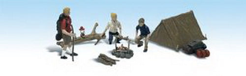 Woodland Scenics A1917 HO Scenic Accents Camper Figures (Set of 8)
