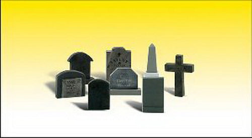 Woodland Scenics A2554 G Scenic Accents Assorted Tombstones (Set of 8)