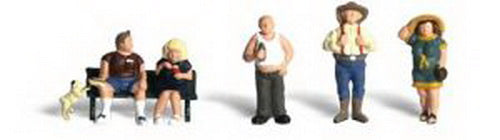 Woodland Scenics A2728 O Scenic Accents Full Figured Folks (Set of 5)