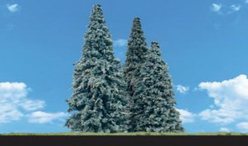 Woodland Scenics TR3566 2" - 3.5" Blue Needle Trees (Pack of 5)