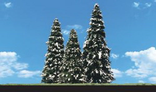 Woodland Scenics TR3567 2" - 3.5" Snow Dusted Trees (Pack of 5)