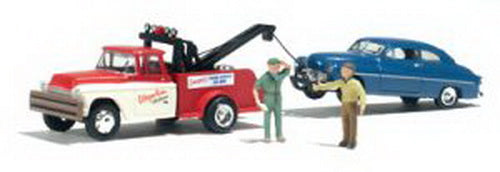 Woodland Scenics AS5324 N AutoScenes Wayne Recker's Tow Service (Pack of 4)