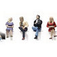 Woodland Scenics A2759 O Seated People Figures (Set of 6)