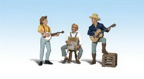 Woodland Scenics A2546 G Scenic Accents Pickin' and Grinnin' Figures (Set of 5)