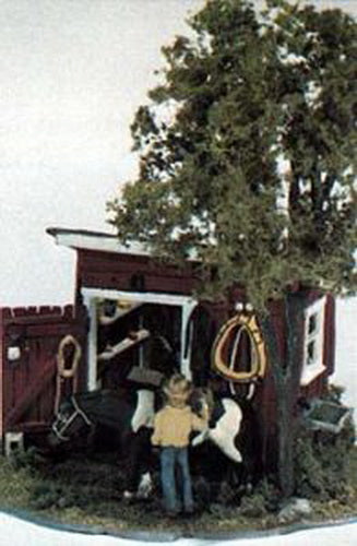 Woodland Scenics M106 HO Mini-Scene The Tack Shed Kit