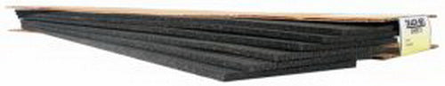 Woodland Scenics ST1460 N 1/8" x 3 1/4" x 24" Track-Bed Sheets (Pack of 6)