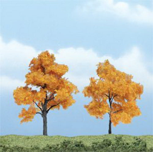 Woodland Scenics TR1604 3"- 2.40" Fall Maple Premium Trees (Pack of 2)