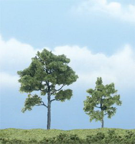 Woodland Scenics TR1607 3",1.75" Locust Ready-Made Premium Trees (Pack of 2)