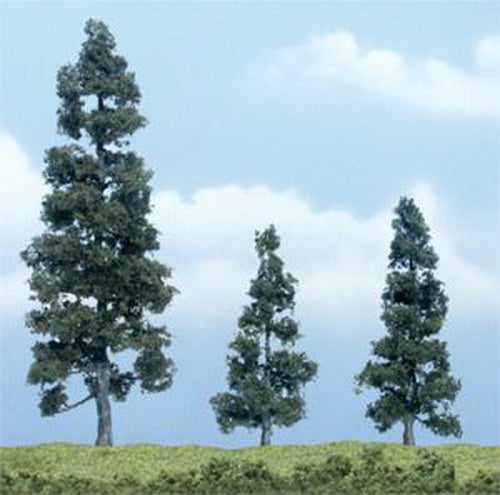 Woodland Scenics TR1619 5.25", 2.5", 3" Juniper Ready-Made Premium Trees