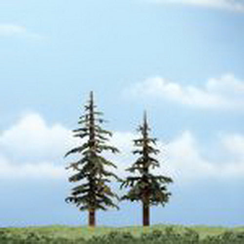 Woodland Scenics TR1627 4",5" Lodge Pole Ready-Made Premium Tree (Pack of 2)