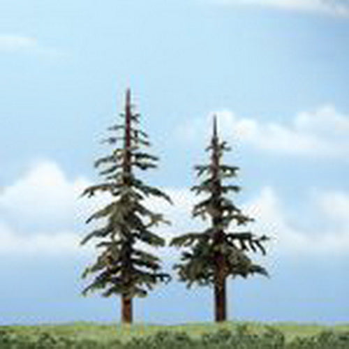 Woodland Scenics TR1628 5",6" Lodge Pole Ready-Made Premium Tree (Pack of 2)
