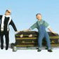 Woodland Scenics A1868 HO Graveside Service Figures & Casket Set