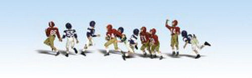 Woodland Scenics A1895 HO Youth Football Player Figures (Set of 10)