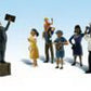 Woodland Scenics A1925 HO Scenic Accents Sermon on the Crate Figures (Set of 7)