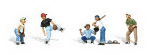 Woodland Scenics A2145 N Scenic Accents Baseball Player I Figures (Set of 6)