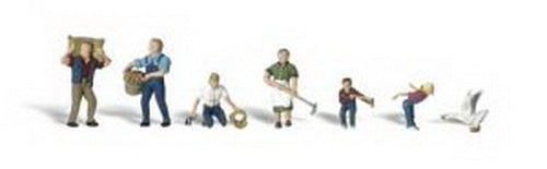 Woodland Scenics A2152 N Farm People Figures (Set of 6)