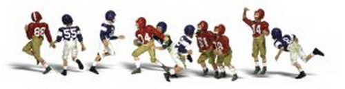 Woodland Scenics A2169 N Youth Football Player Figures (Set of 9)