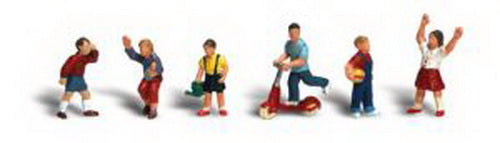 Woodland Scenics A2182 N Scenic Accents Children Figures (Set of 6)