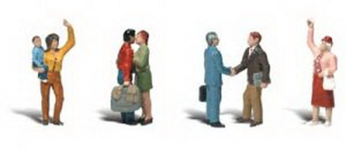 Woodland Scenics A2193 N People Saying Goodbye Figures (Set of 6)