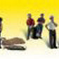 Woodland Scenics A2205 N Scenic Accents One Man Crew Figures (Set of 7)
