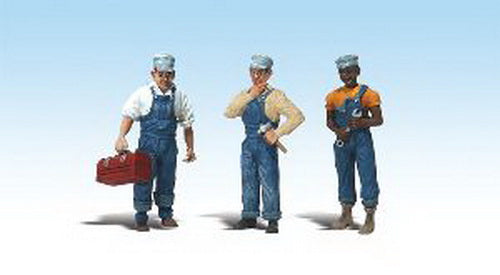 Woodland Scenics A2549 G Scenic Accents Three Train Mechanic Figures (Set of 4)