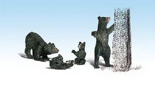 Woodland Scenics A2551 G Scenic Accents Harry Bear & Family Figures (Set of 4)