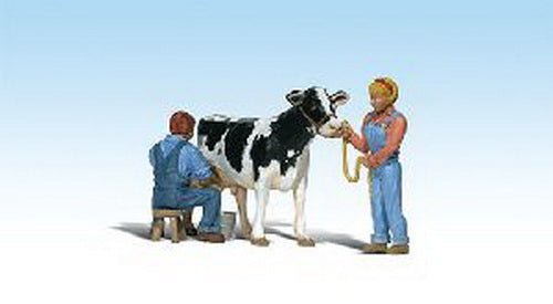 Woodland Scenics A2553 G Scenic Accents Milkin' Ol' Bessie Figures (Set of 4)