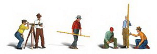 Woodland Scenics A2741 O Scenic Accents Surveyor Figures (Set of 6)