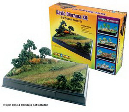Woodland Scenics SP4110 Scene-A-Rama Basic Diorama Kit