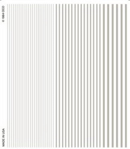 Woodland Scenics DT514 Stripes White Dry Transfer Decals