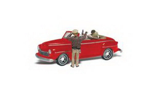 Woodland Scenics AS5537 HO AutoScenes Cop'n A Kiss (Pack of 2)