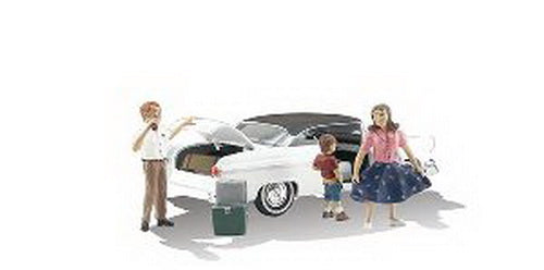 Woodland Scenics AS5546 HO AutoScenes Pit Stop (Pack of 5)