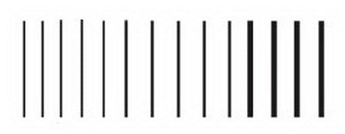 Woodland Scenics MG759 Model Graphics Stripes Black Dry Transfer Decals