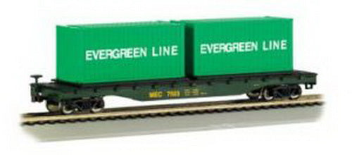 Bachmann 18951 N Maine Central Flatcar w/Containers