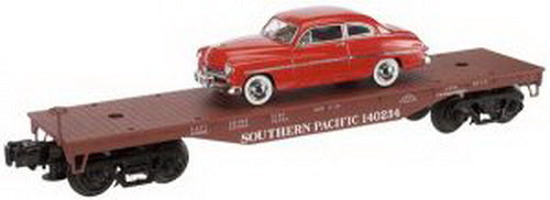 Industrial Rail 1004204 Southern Pacific Flatcar w/Auto