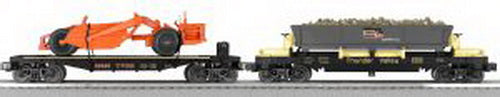 Lionel 6-30136 O Thunder Valley Flat with Scraper and Ore Dump Car (Set of 2)