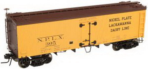 Atlas 61135 HO DLW 36'Wood Reefer Nickel Plate #301
