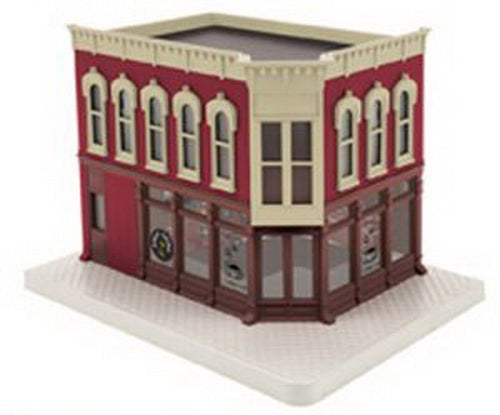 MTH 30-90342 2-Story Daily Grind Coffee Corner Building w/Blinking Sign