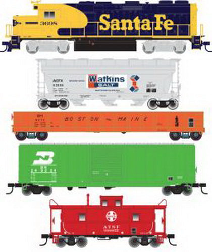 Atlas 0038 Santa Fe HO Gauge Diesel Train Set